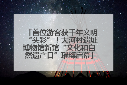 首位游客获千年文明“头彩”！大河村遗址博物馆新馆“文化和自然遗产日”璀璨启幕
