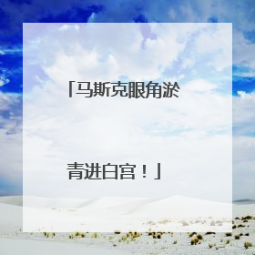 马斯克眼角淤青进白宫！