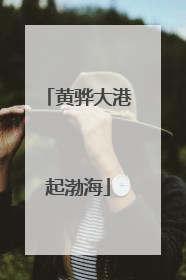 黄骅大港起渤海