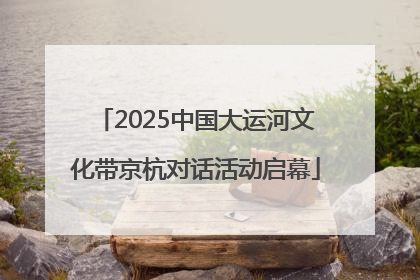 2025中国大运河文化带京杭对话活动启幕