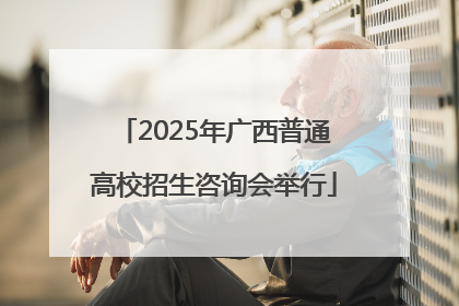 2025年广西普通高校招生咨询会举行