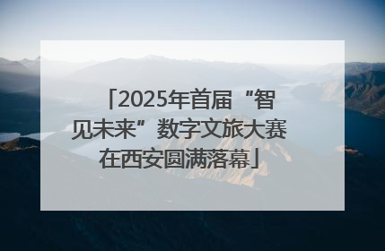 2025年首届“智见未来”数字文旅大赛在西安圆满落幕