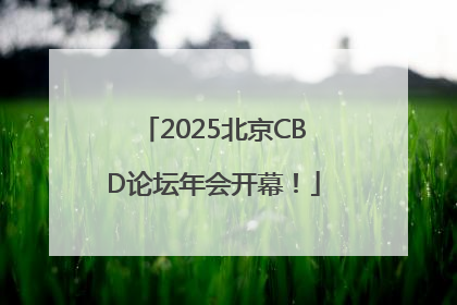 2025北京CBD论坛年会开幕！