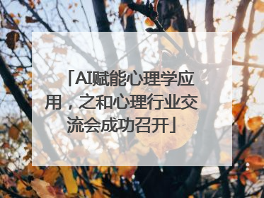AI赋能心理学应用，之和心理行业交流会成功召开