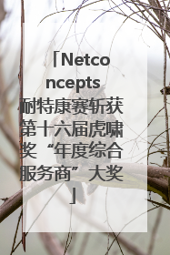 Netconcepts耐特康赛斩获第十六届虎啸奖“年度综合服务商”大奖